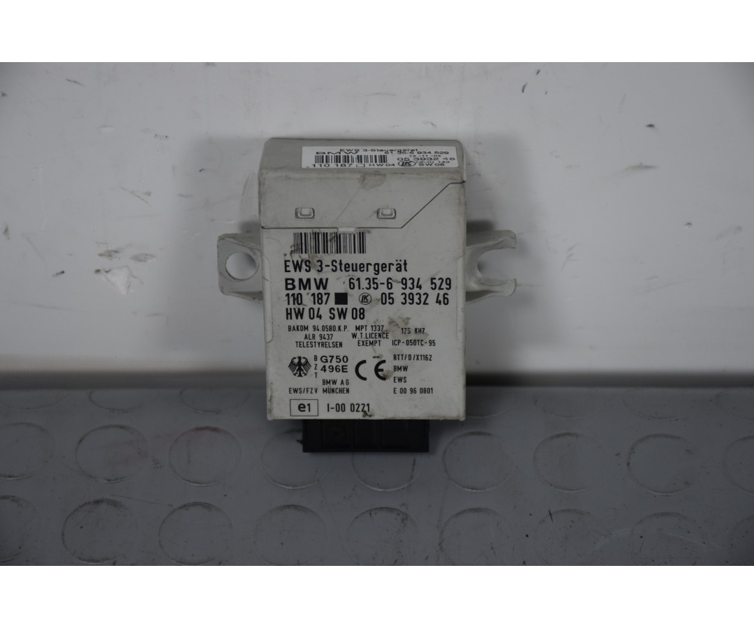 Centralina immobilizzatore Bmw X3 E83 Dal 2004 al 2010 Cod 61.35-6  1634829343742