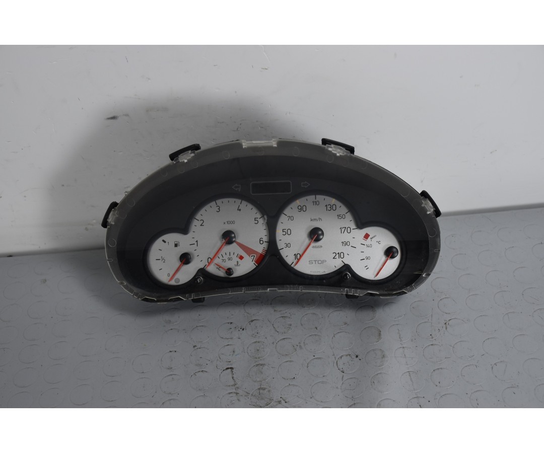Strumentazione Contachilometri Completa Peugeot 206 dal 1998 al 2012 Cod 9648837180  1636556090012