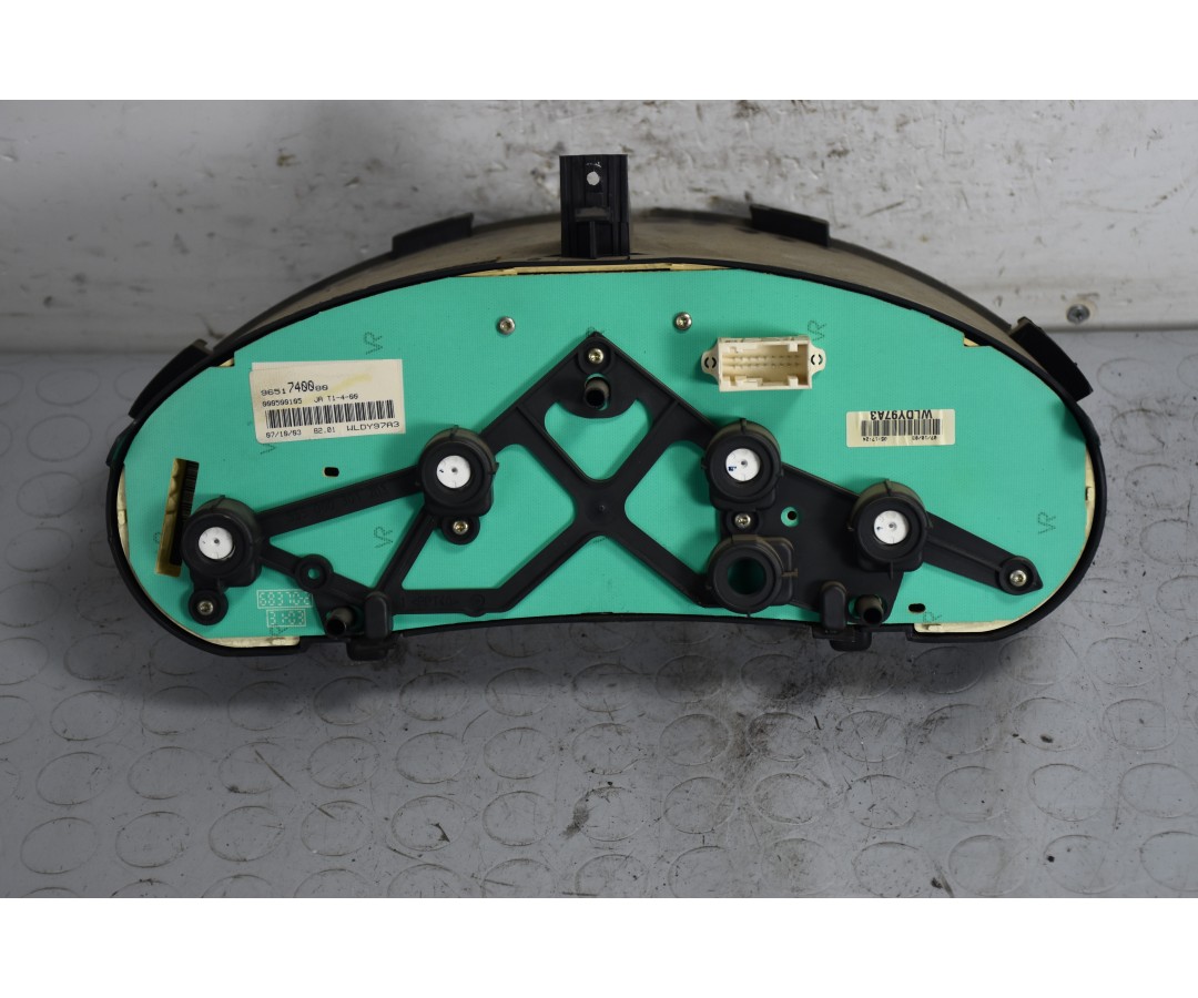 Strumentazione contachilometri completa Peugeot 206 Diesel Dal 1998 al 2012 Cod 9651740080  1640099791107