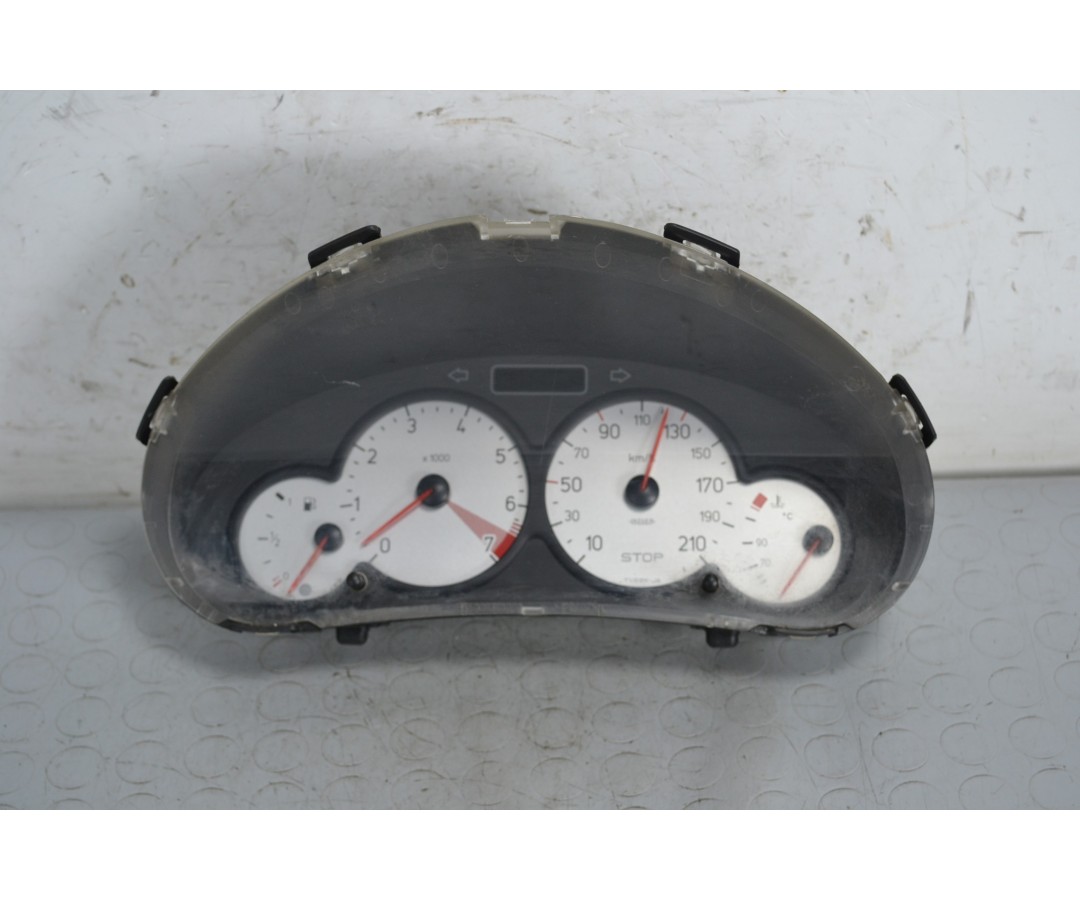 Strumentazione contachilometri completa Peugeot 206 Dal 1998 al 2012 Cod 9656696380  1642424873489