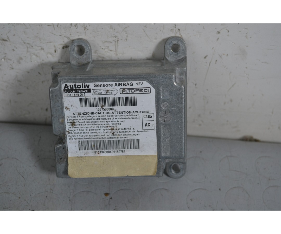 Centralina Airbag Fiat Fiorino dal 2007 al 2016 Cod 611134500C  1646922838391
