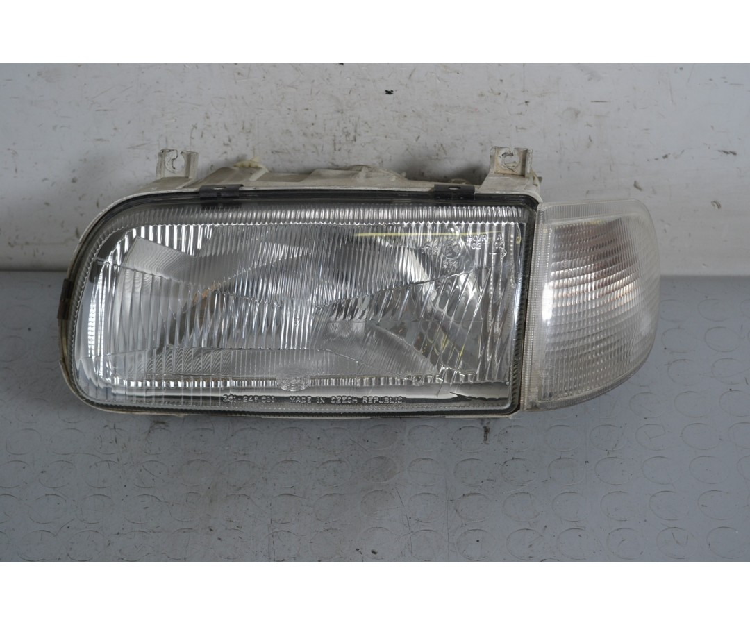 Faro e Fanalino Anteriore SX Skoda Felicia dal 1994 al 1998 Cod 246055-00  1650979251355