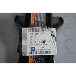 Cric Crick Martinetto Opel Insignia A dal 2008 al 2017 Cod 13504505  1652254094213