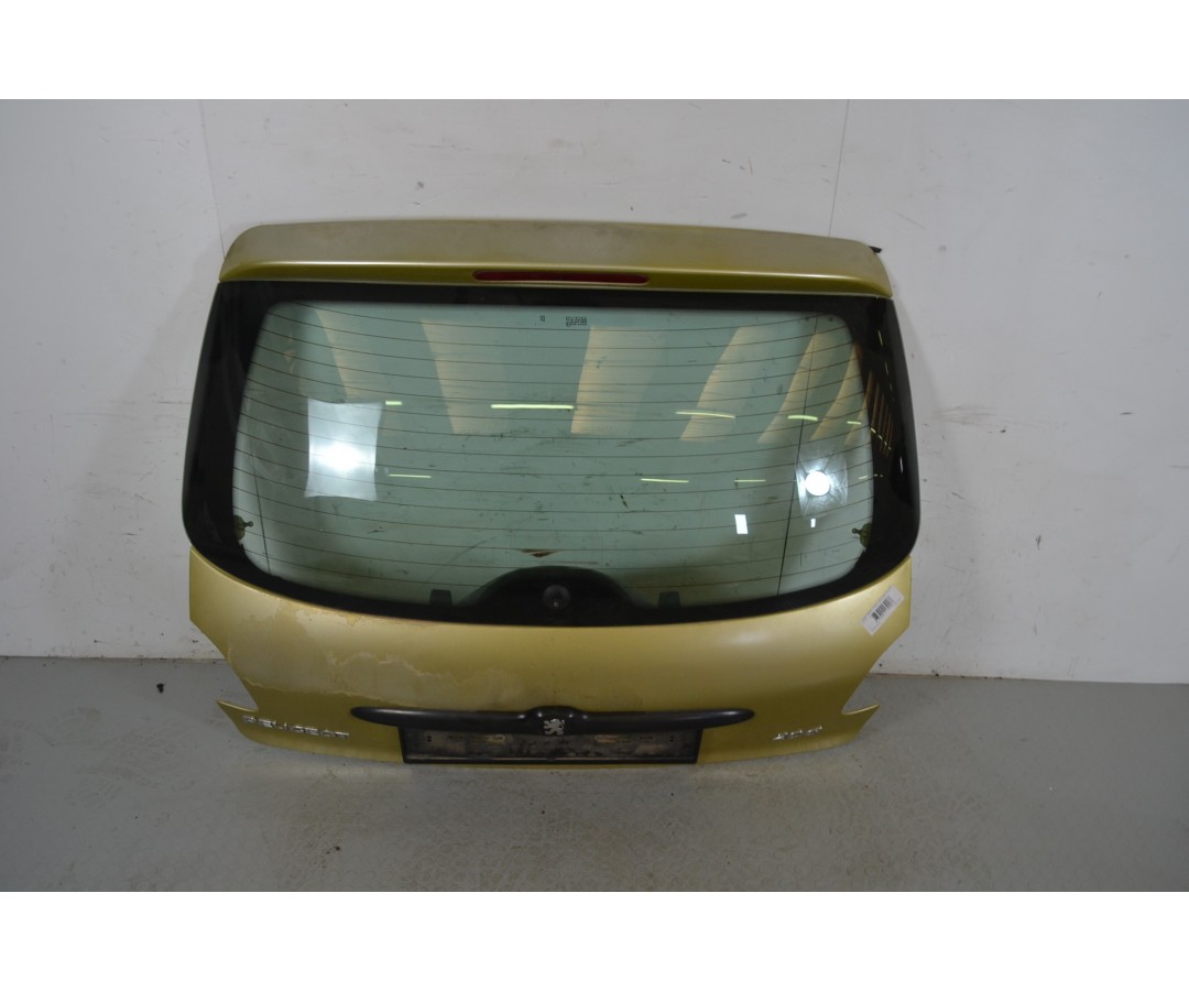 Portellone bagagliaio Posteriore Giallo Peugeot 206 dal 2003 al 2012 Cod 8701R5  1633340139186
